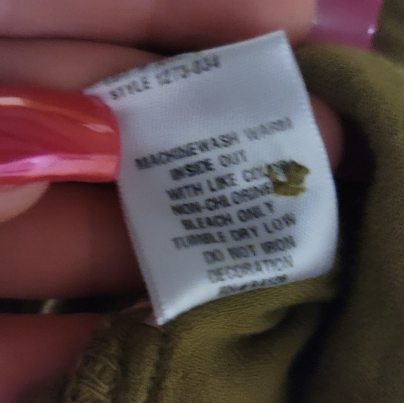 Free People X Cp Shades Marella Double Cloth Buttondown Shirt XS Grn/Vert - Picture 12 of 12